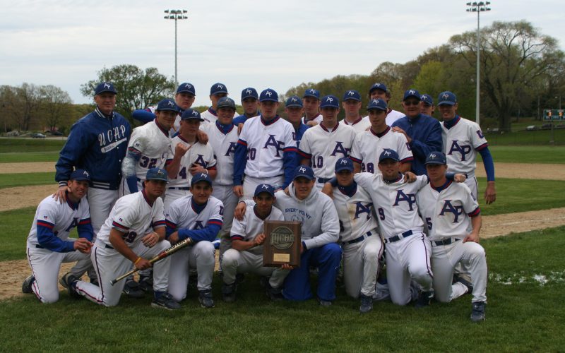 Group photo of Pointers, Avery Point's Baseball team